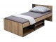  	Jupiter J1 Single bed with 2 drawers and shelves