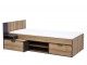  	Jupiter J1 Single bed with 2 drawers and shelves