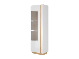 Ares Display Cabinet White Gloss