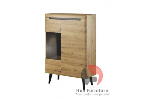 Adele - Low Display Cabinet - 90 / 134 / 40 cm