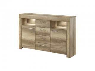 Sky Country Grey, 155/96/40cm, Sideboard.