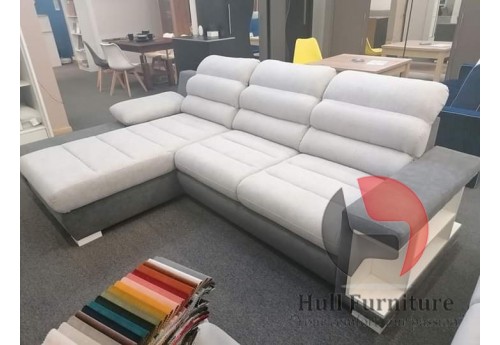 Rodos MINI - comfortable, family size corner sofa bed 270x190cm