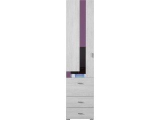 NET - Tall unit NX5 Purple/white pine
