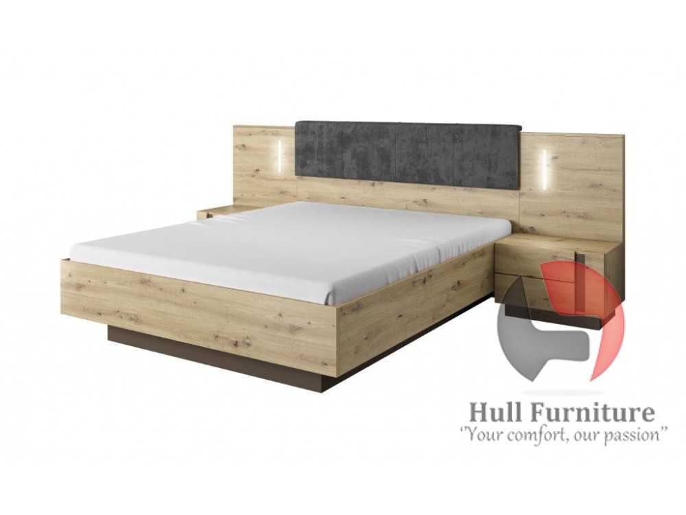 Ares Bed Plenty Of Storage Space, King Size Fold Away Bedside Table