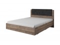Arlo - Kingsize Bed, oak sand grande / grey,  164,4 cm x 102,5 cm x 208,2 cm