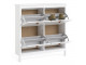 BARCELONA - Shoe cabinet in White. W 1024 x H 1029 x D 246 mm, FREE UK DELIVERY
