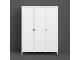 BARCELONA - Wardrobe with 3 doors in White. W 1498 x H 1990 x D 584 mm, FREE UK DELIVERY