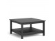 BARCELONA - Coffee Table in Black. W 810 x H 450 x D 810 mm, FREE UK DELIVERY 