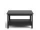 BARCELONA - Coffee Table in Black. W 810 x H 450 x D 810 mm, FREE UK DELIVERY 