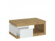 LUCI - 1 drawer coffee table in White and Oak.W 1100 x H 503 x D 700 mm, FREE UK DELIVERY 