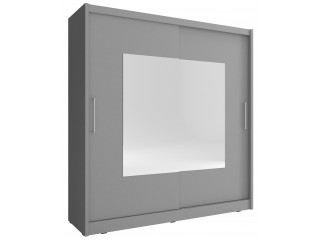 VICTORIA IX 180cm - grey - Sliding door wardrobe with mirror