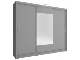VICTORIA 250cm- Sliding door wardrobe with mirror