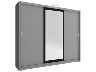 VICTORIA II 250cm- Sliding door wardrobe with mirror