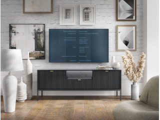 Modern TV Cabinet 154cm - Black