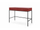 Molly Dressing Table/ Console table - Burgundy Colour 104cm wide Black Metal Stand