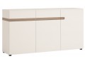 Abbie-  2 drawer 3 door sideboard in white. 