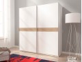MIKA VI 150cm or 200cm - White  - Sliding door wardrobe 