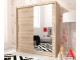 MAJA I 180 cm - Oak sonoma - Sliding door wardrobe with mirror