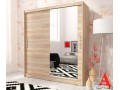 MAJA I 180 cm - Oak sonoma - Sliding door wardrobe with mirror