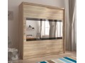 MAJA IV 180 cm - Oak sonoma - Sliding door wardrobe with mirror