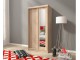 ALASKA 100 cm - Oak sonoma - Sliding door wardrobe with mirror