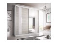 HEAVEN 183cm sliding doors wardrobe with mirror 4 body colours available