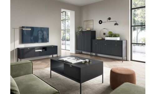 Living Room Modern - Black